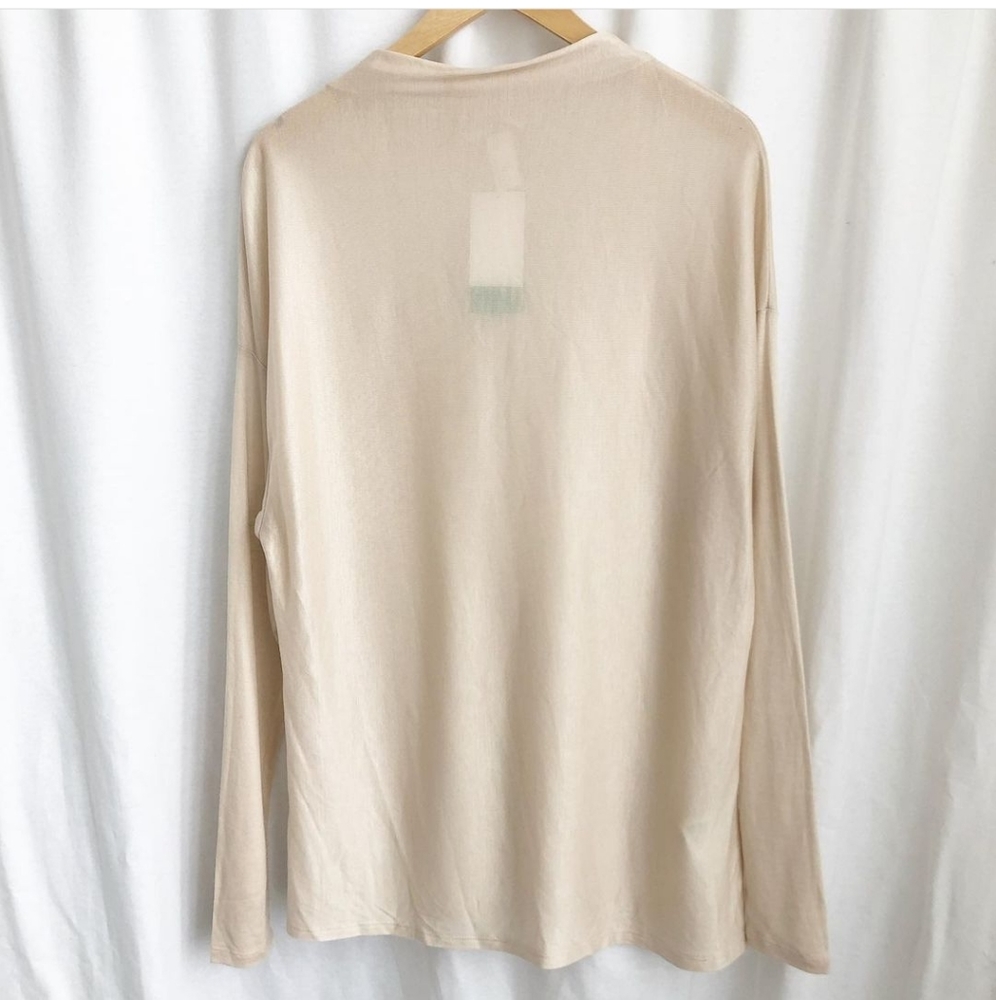 H&M semi sheer blush pink tunic